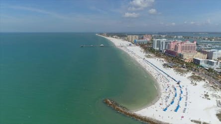 Clearwater Beach com várias opções de atividades saindo de Orlando
